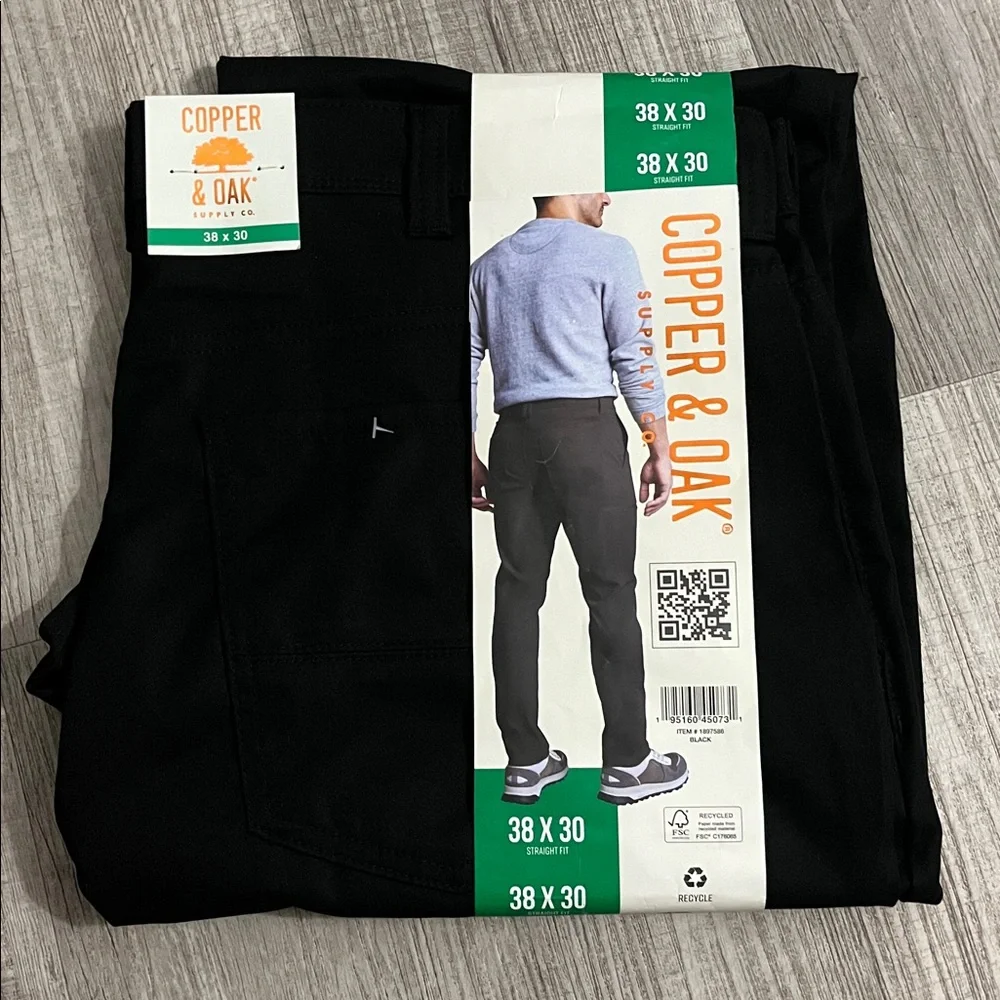 Copper & Oak Black Tech Utility Pants - Picture 2 of 4